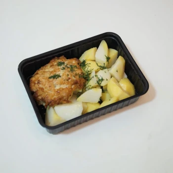 Котлета куриная жареная